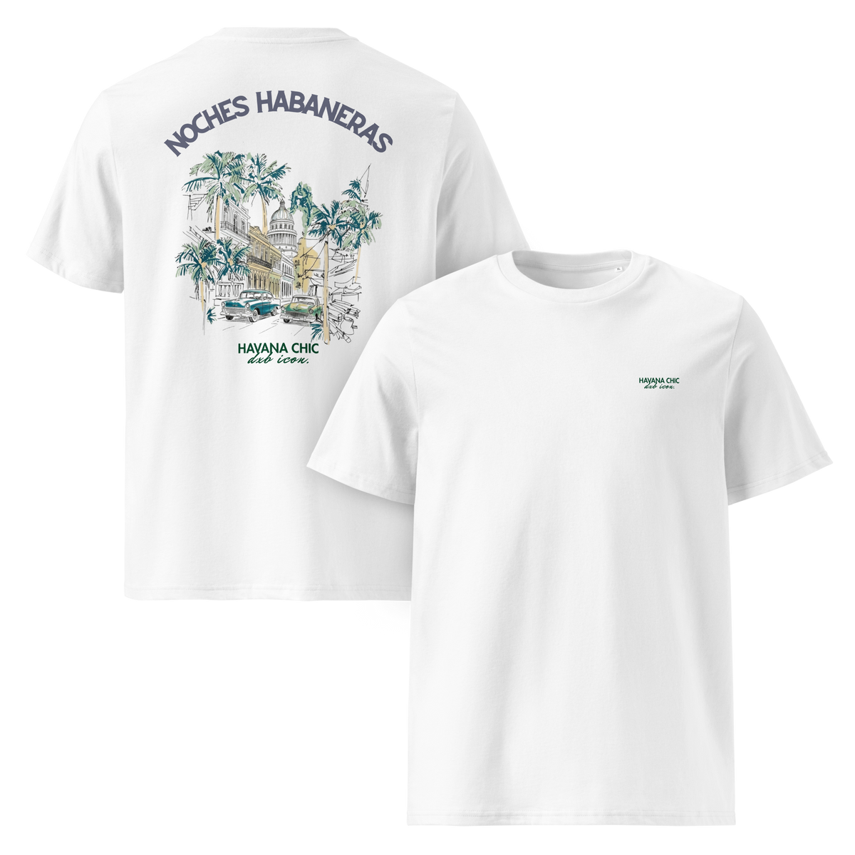 Tshirt Luxury Vintage "Noches Habaneras" – Cuba Vibe & Havana Chic